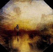 Joseph Mallord William Turner War, the Exile and the Rock Limpet USA oil painting artist